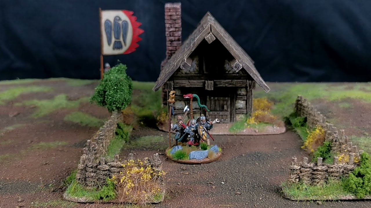 building willow fences for wargaming table