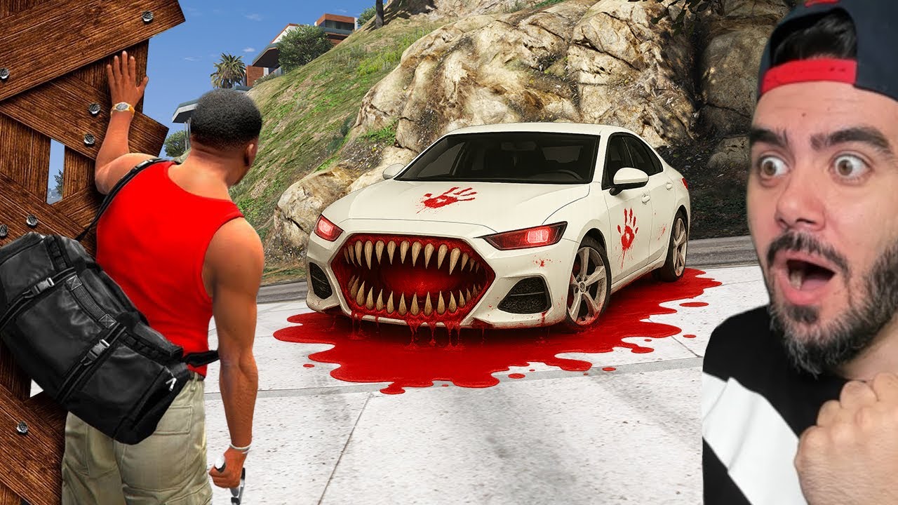 FRANKLININ EVINE ARABALAR SALDIRDI - GTA 5 MODS