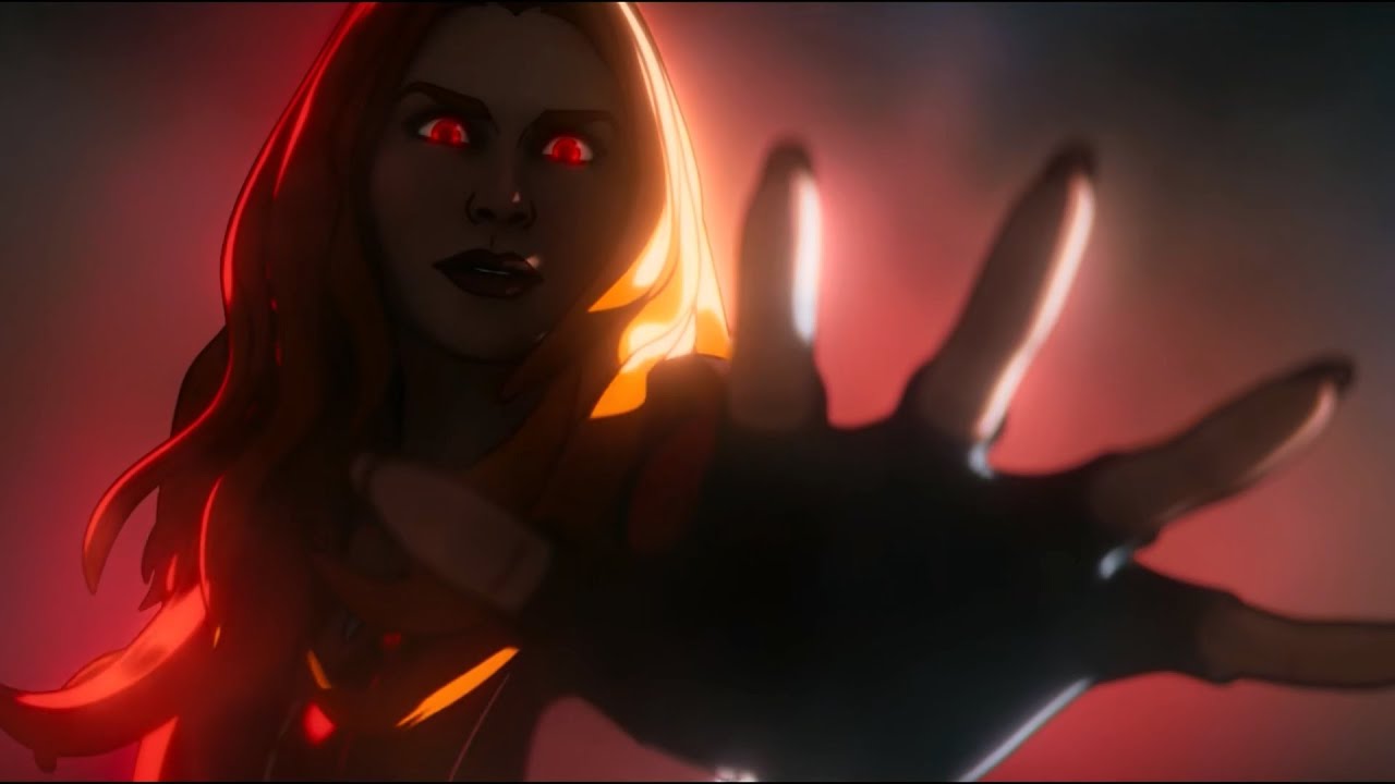Scarlet Witch action scenes from the cartoons Compilation(1992-2025)