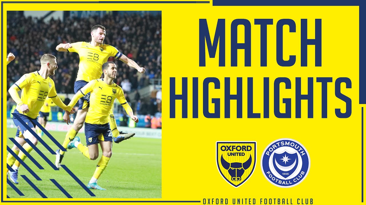 Oxford United v Portsmouth highlights