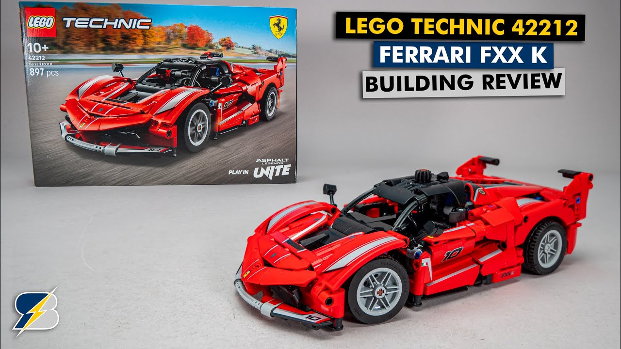 LEGO Technic 42212 Ferrari FXX K building review – Finally, a licensed car that works!