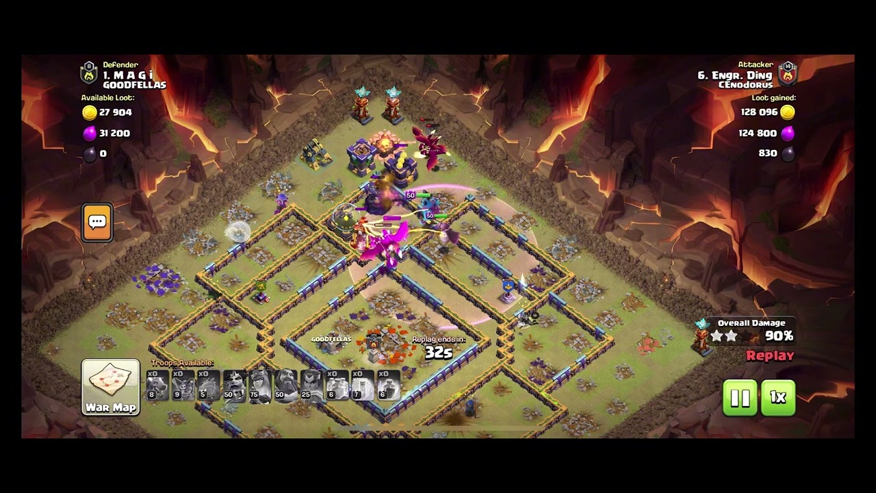 TH13 vs TH16 ⚔️🔥