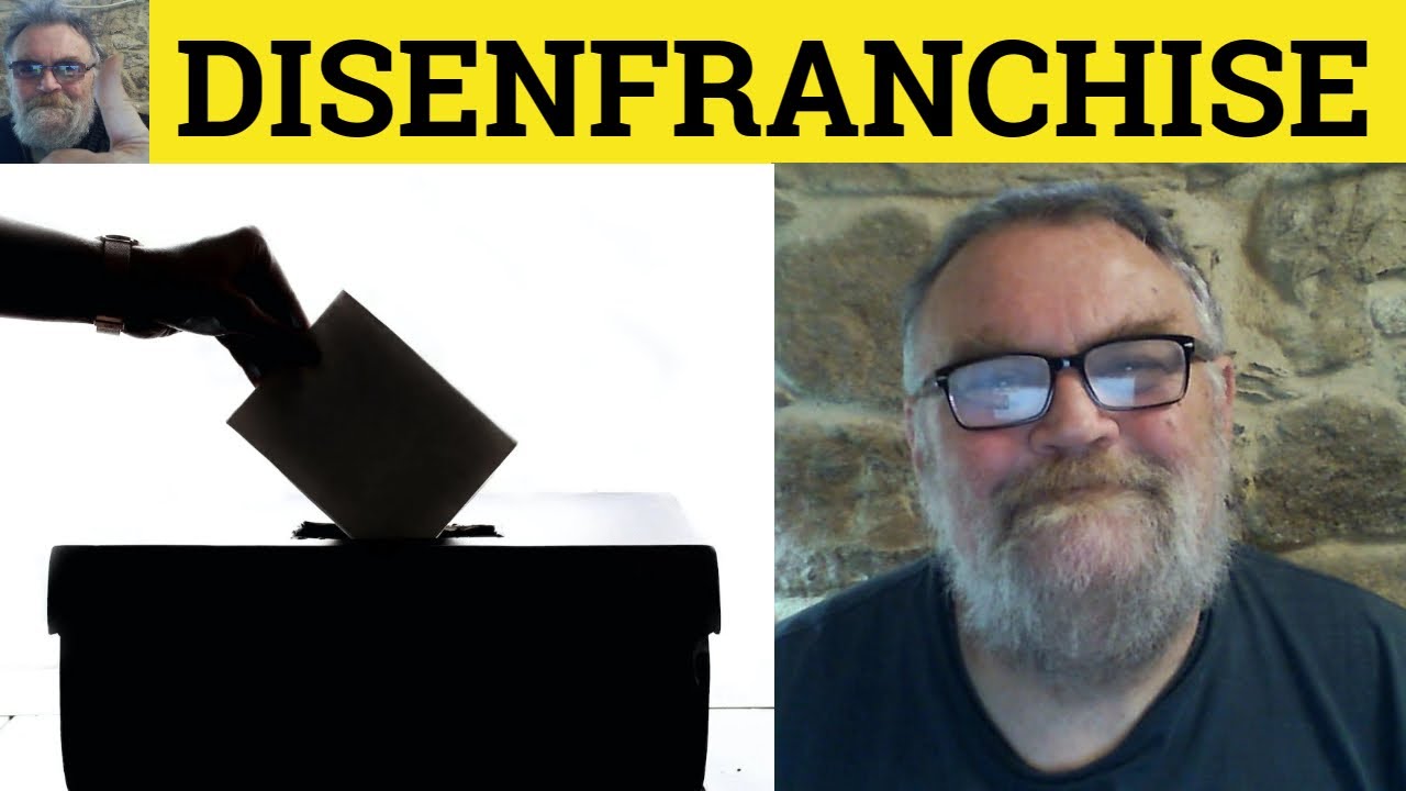 🔵 Disenfranchise Meaning - Franchise Examples - Define Disenfranchise - Franchise Disenfranchise