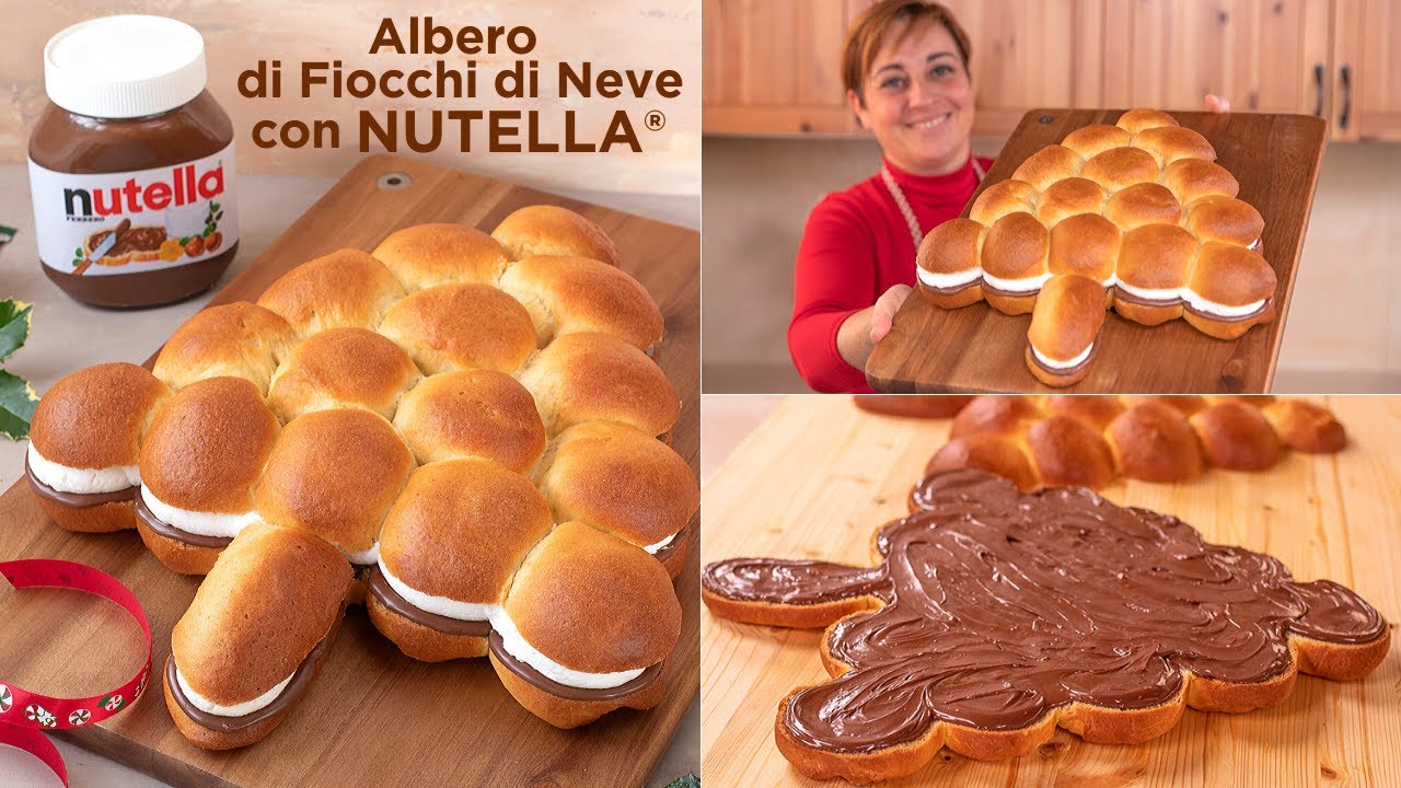 ДЕРЕВО СНЕЖИНКИ С NUTELLA® Easy Recipe от Benedetta