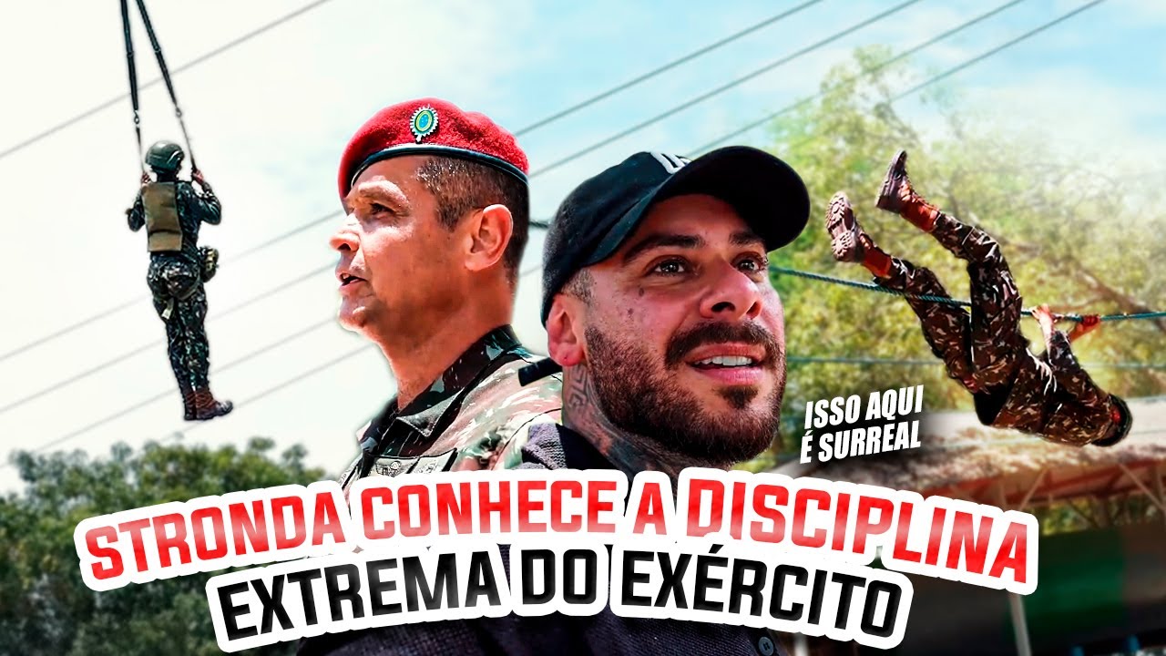 LEO STRONDA ENFRENTA A REALIDADE DO TREINAMENTO MILITAR