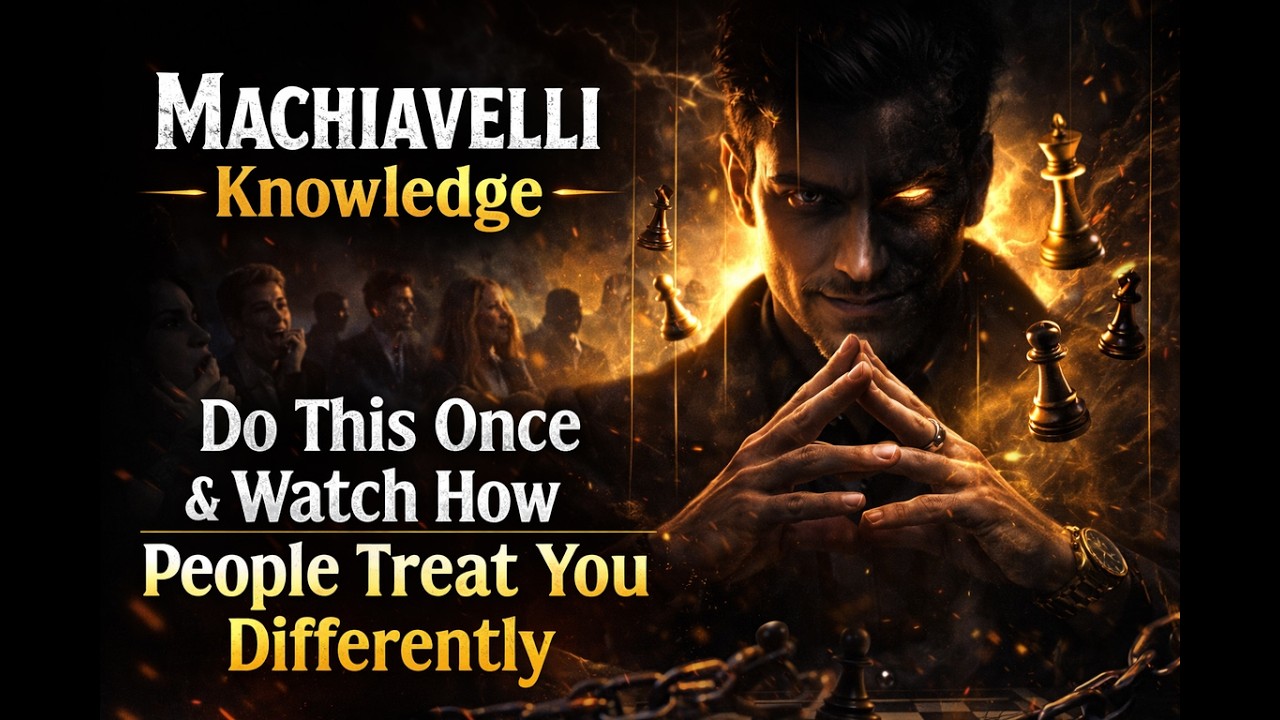 Machiavelli Knowledge | Do This Once & Watch How People Treat You Differently