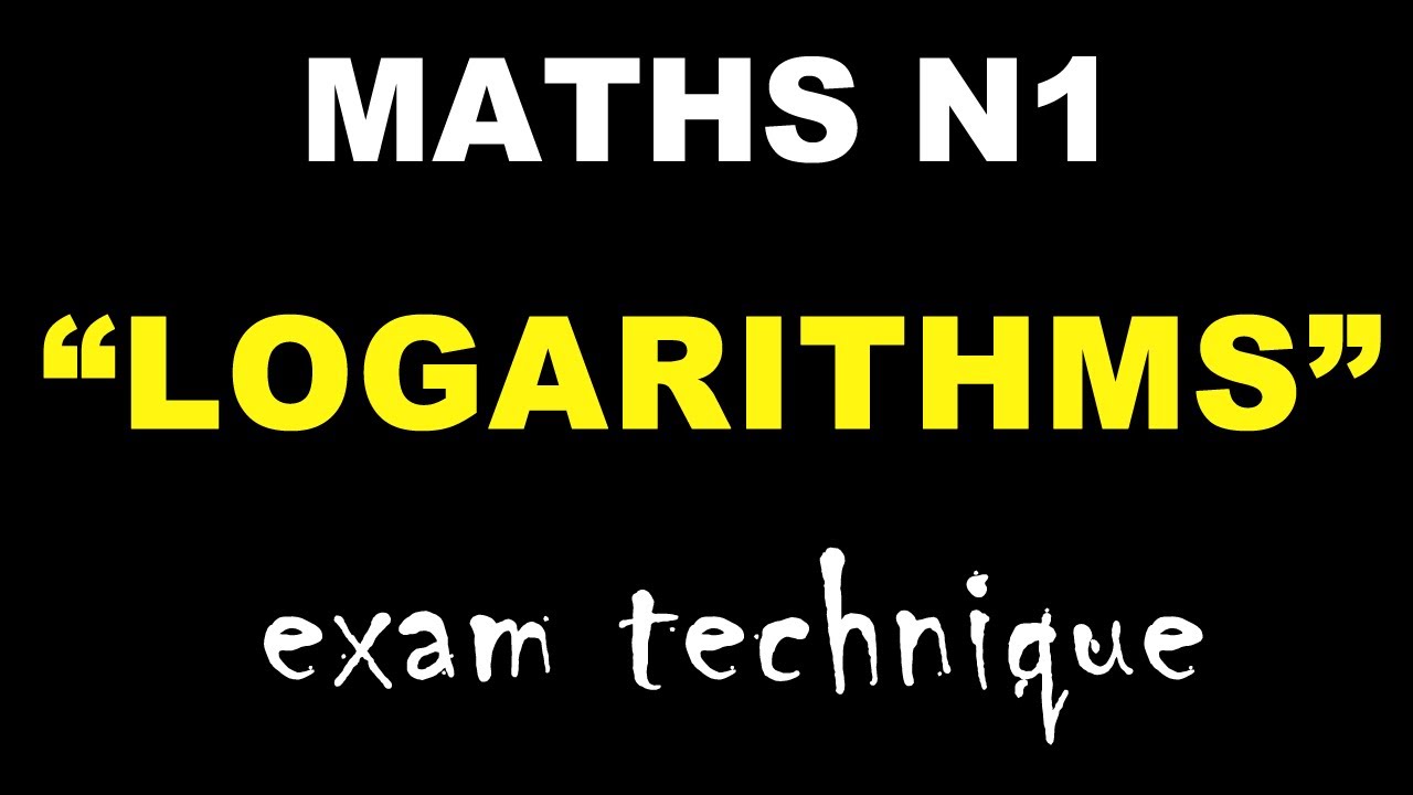 Mathematics N1-Logarithms-Check how I correct my error. A great exam tip to in answering logarithms.