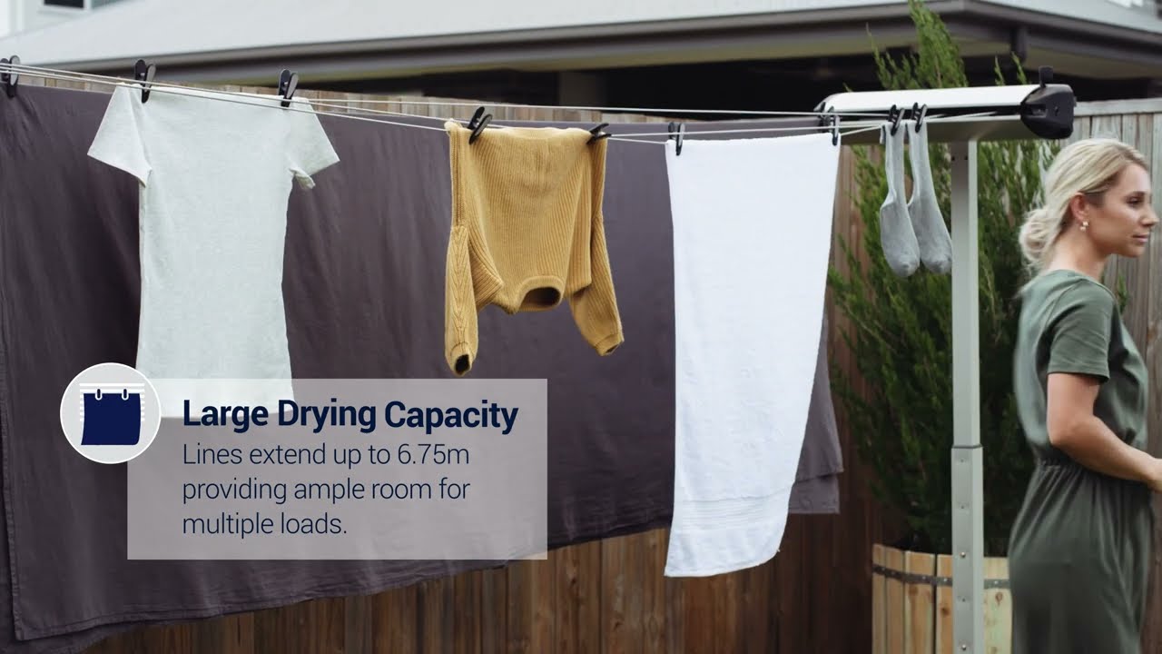Hills 4,5,6,7 Line Retracting Clotheslines - Features & Benefits