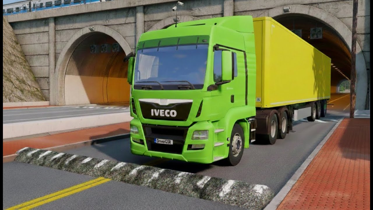 Truck vs Speedbumps | BeamNG Drive  #shortvideo #beamngdrive #shorts #india #truck #speedbump