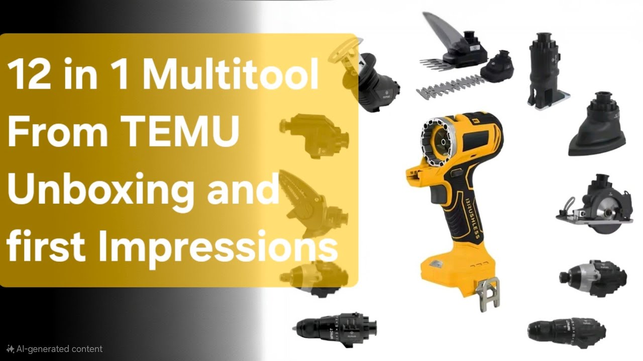 &ldquo;TEMU Ultimate 12-in-1 Power Tool Kit UNBOXING! Drill, Saw, Chainsaw & More!&rdquo;
