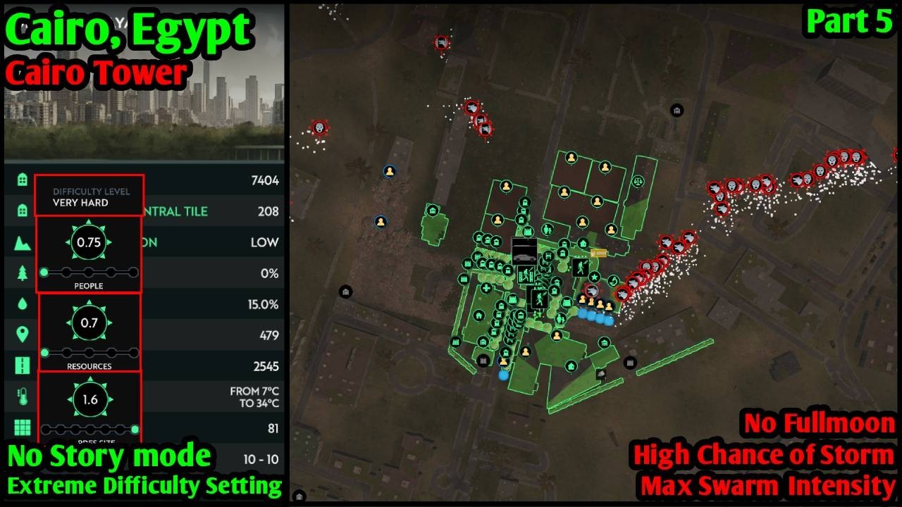 Storms and Swarms - Every Capital City #22B- Cairo, Egypt - No Commentary