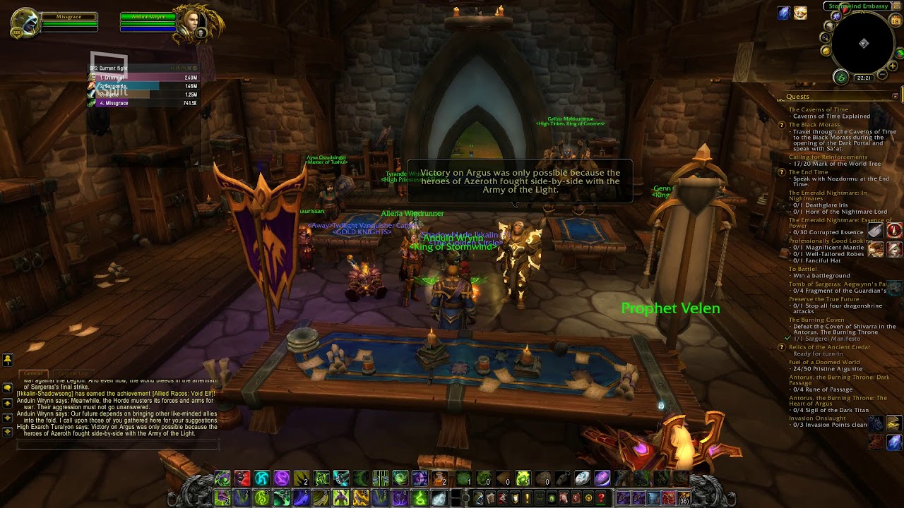 World of Warcraft The battle for Azeroth start Quest