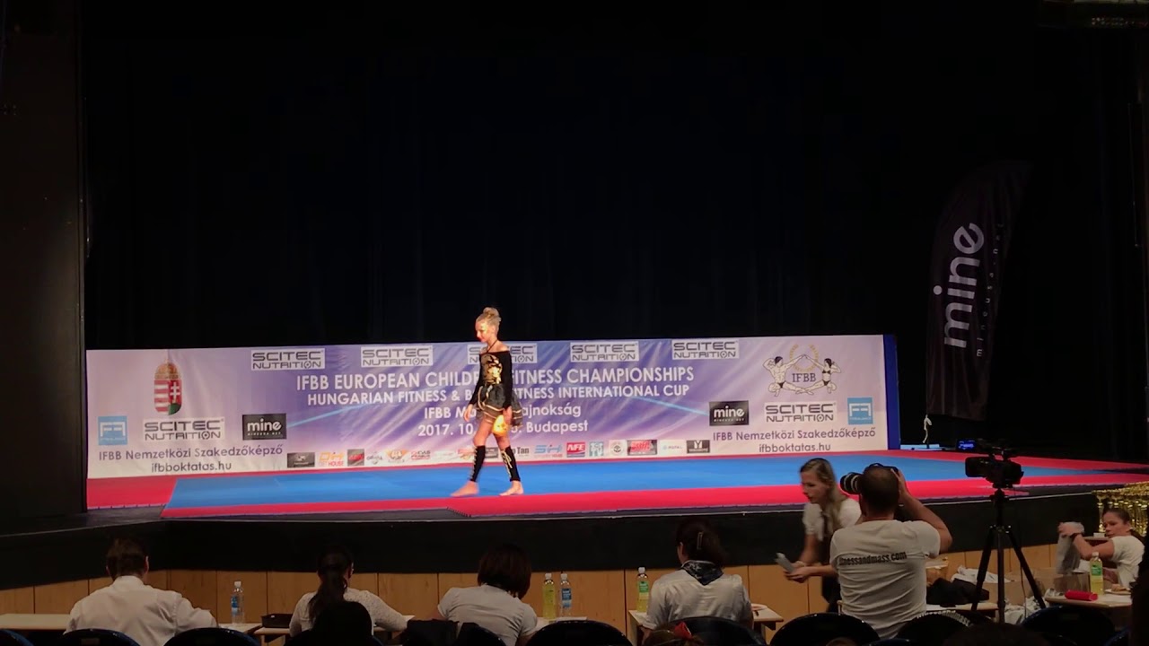 IFBB EUROPEAN CHILDREN FITNESS CHAMPIONSHIPS 2017 Nataša Šolcová