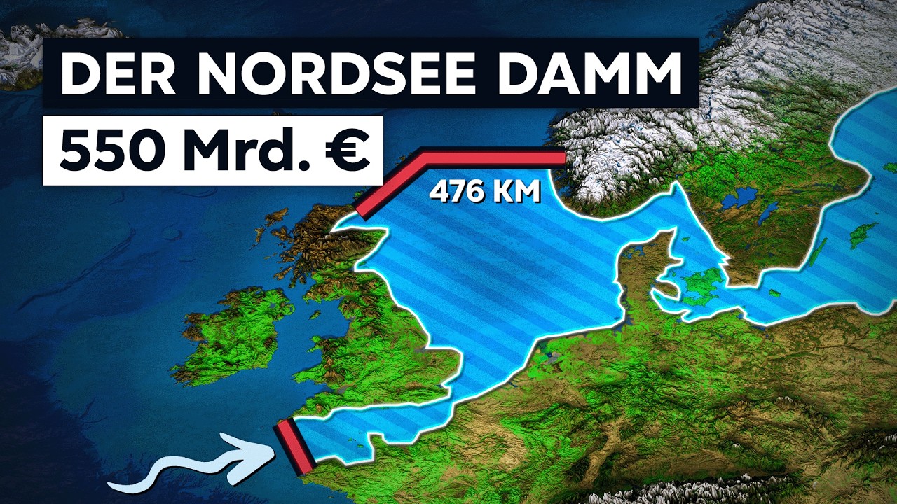 Der verrückte Plan für einen 600 km Nordsee-Damm