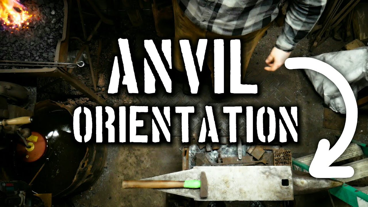 Proper Anvil Orientation From Forge // Blacksmith Shop Layout