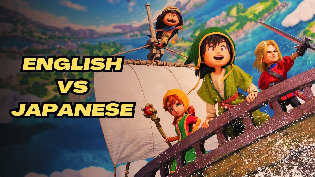Dragon Quest VII Reimagined: English vs. Japanese Voice Acting