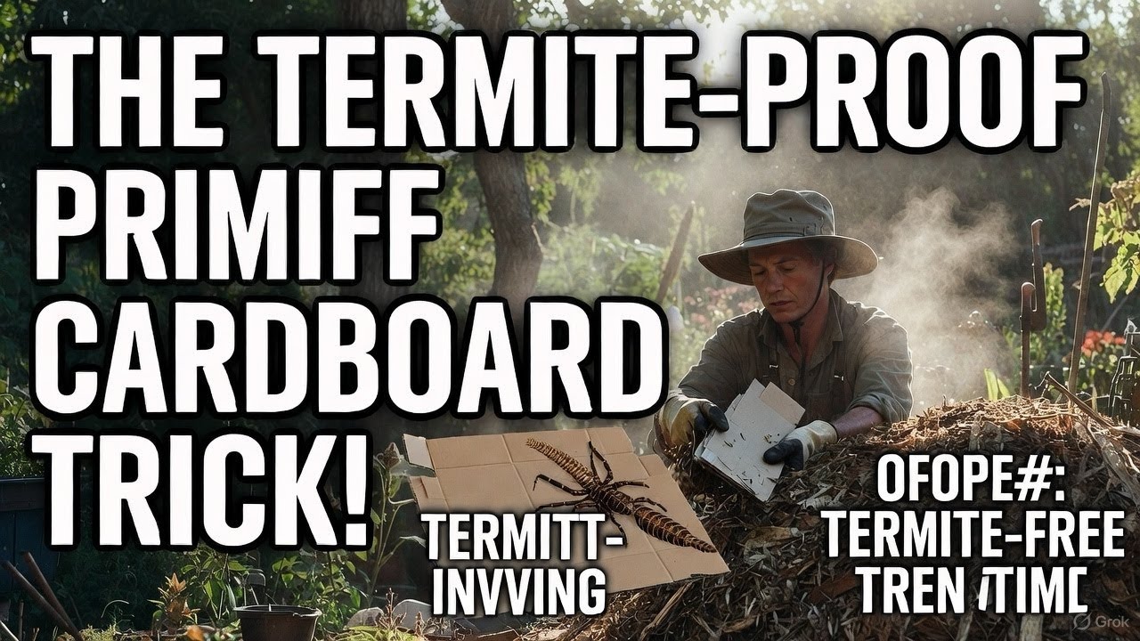 Stop Wasting Cardboard  - This Termite Proof Compost Method Is Revolutionary