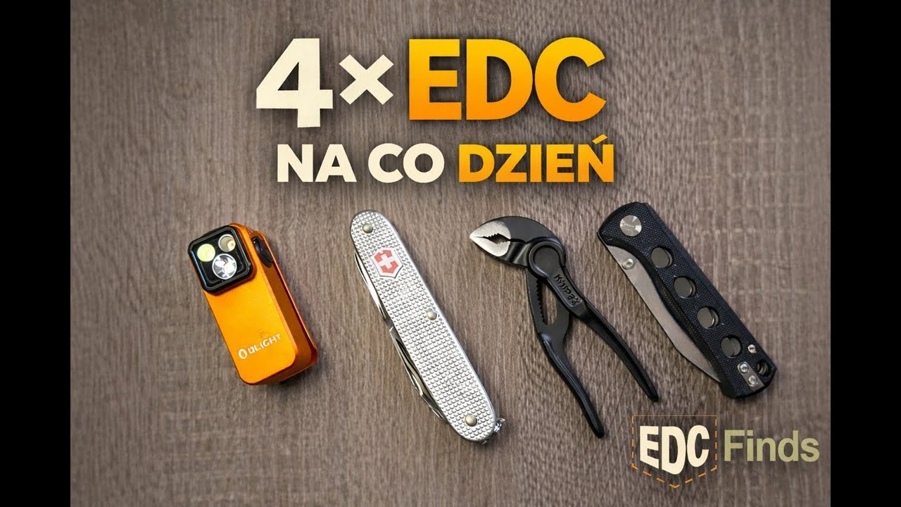 4× EDC na co dzień – rzeczy, które naprawdę noszę