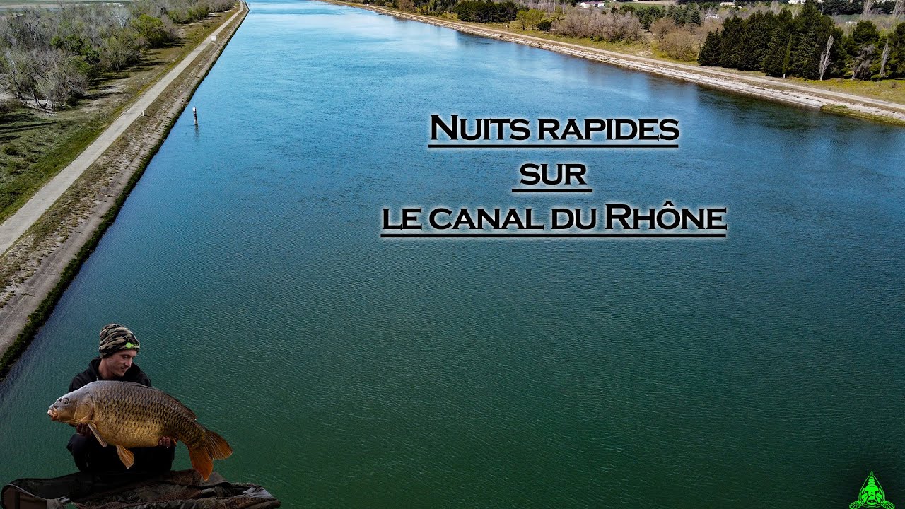 Nuits rapides sur le canal du Rhône~ Pêche de la carpe ~ Carpe Style