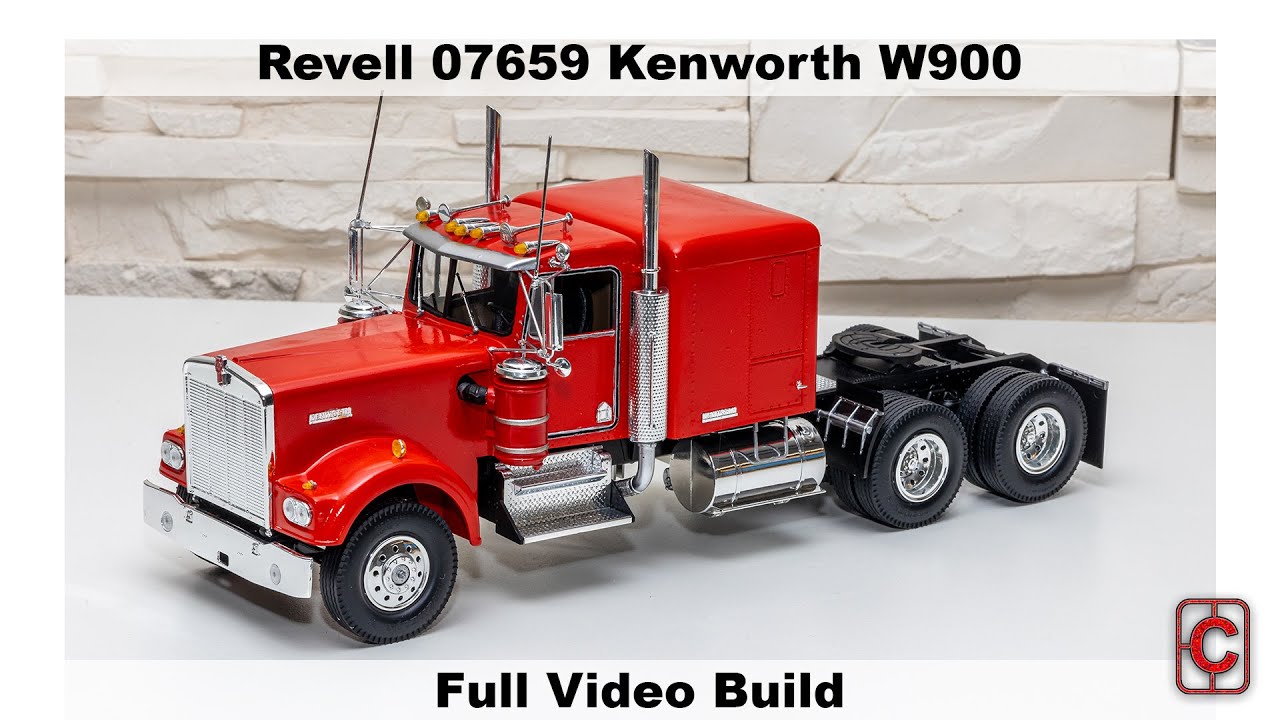 Полное видео сборки | Revell № 07659 Kenworth W900 | Английский