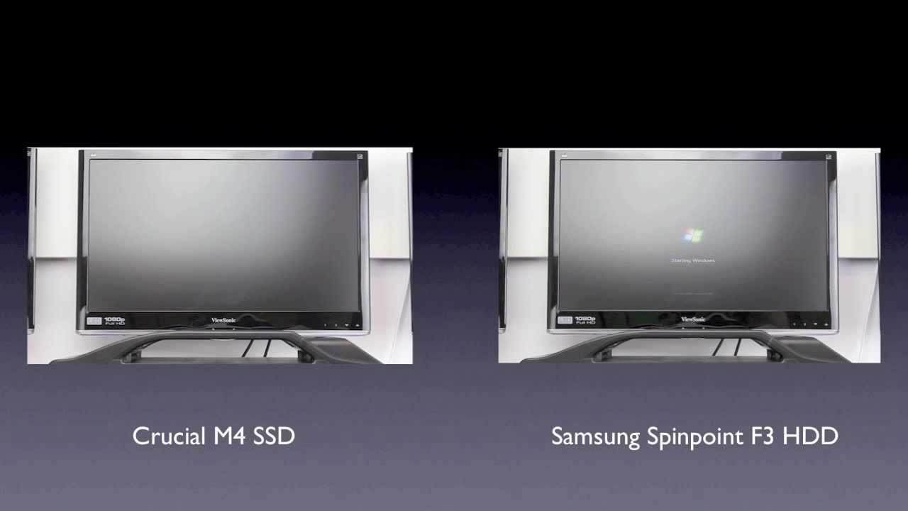 SSD vs HDD Windows Boot Time Comparison