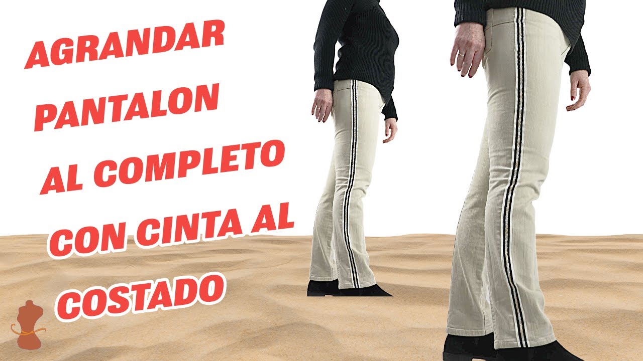 DIY | Transforma jeans | Con cinta al costado