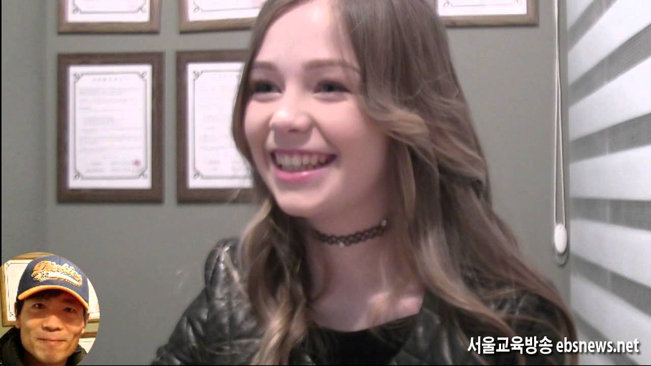 the angel singer Connie Talbot interview in seoul education broadcasting press
