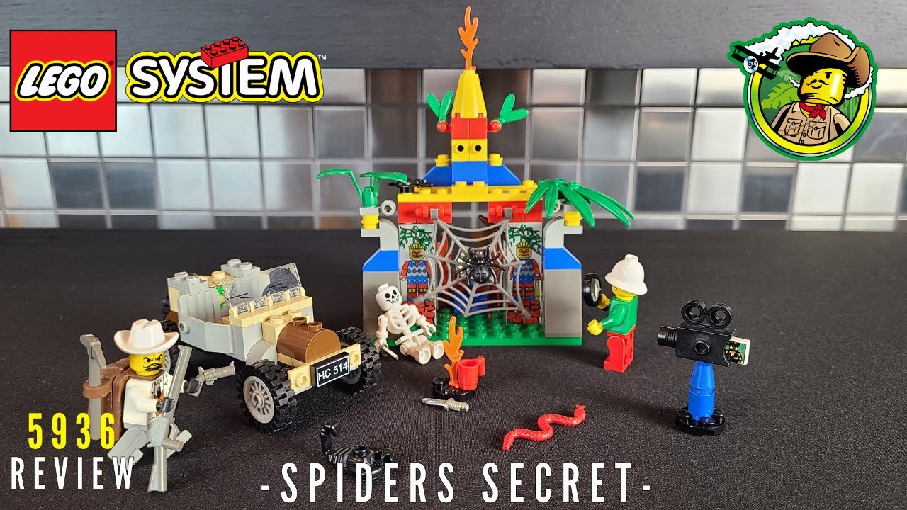 LEGO Adventurers Spiders Secret 5936 Review!