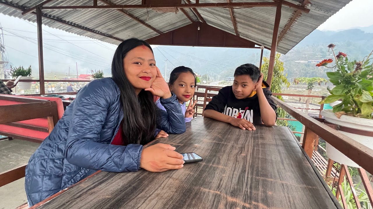 Beautiful Day at Fewa Lake with Family-2082