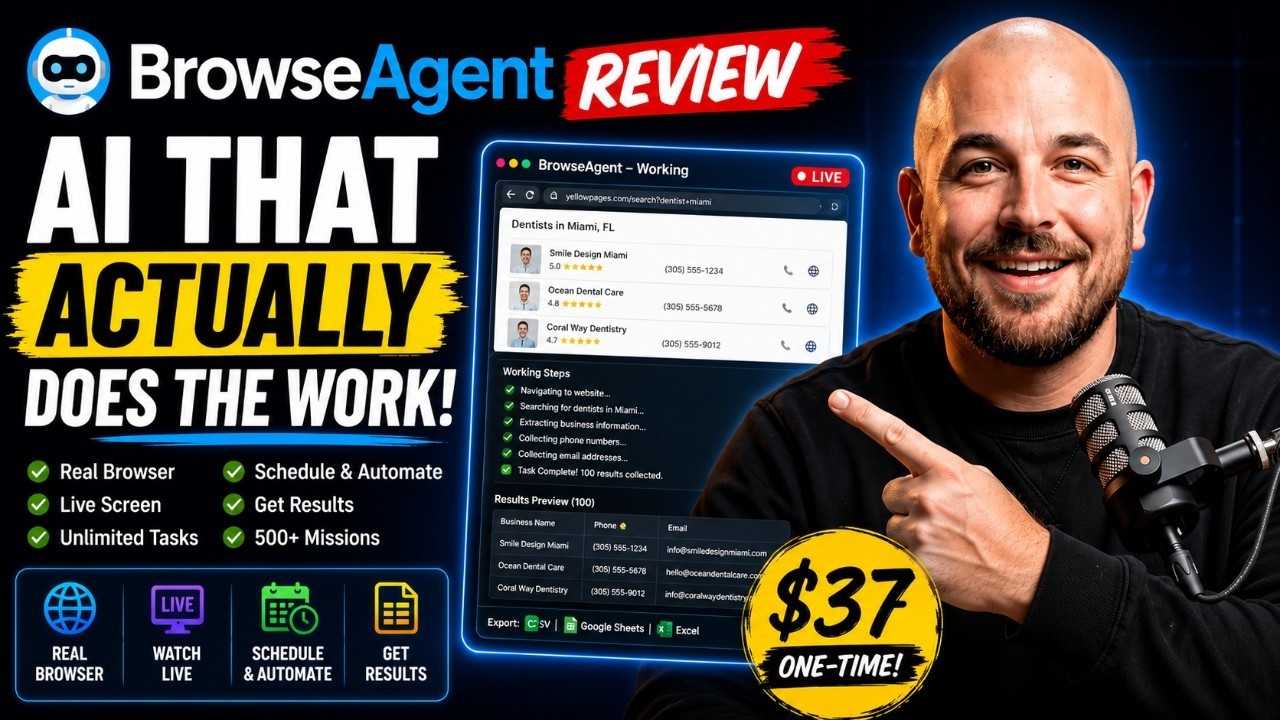 BrowserAgent Review & Bonus: Walkthrough + Demo + OTO 🔵 BrowseAgent Review [NEW] BrowserAgent Review
