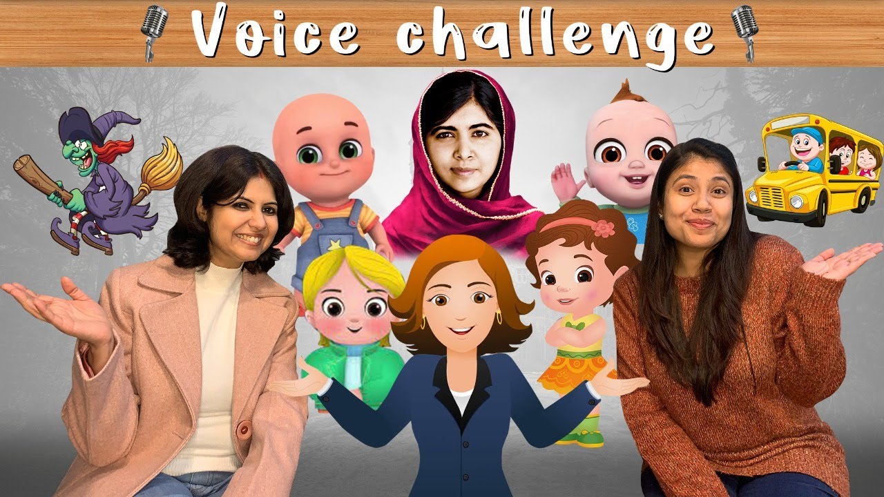 Fun Voice Challenge I Akanksha Sharma I Shweta Sharma I chu chu tv