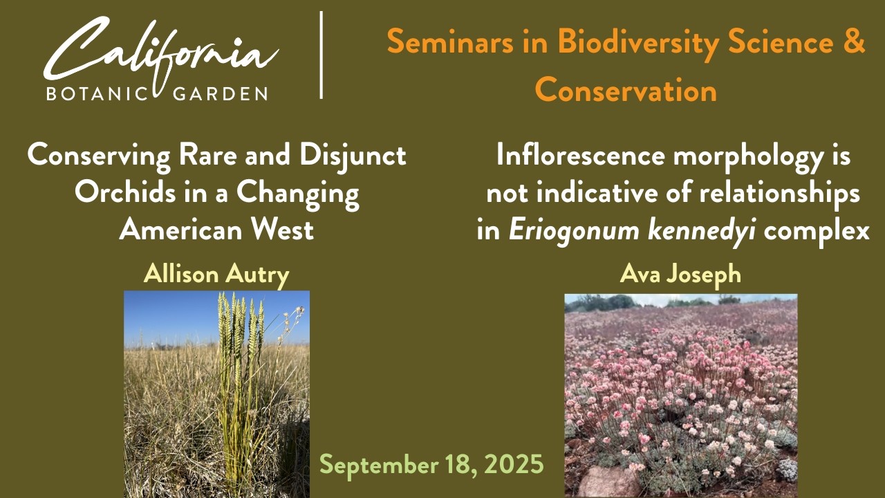 Botany Seminar September 18, 2025 (Allison Autry & Ava Joseph)