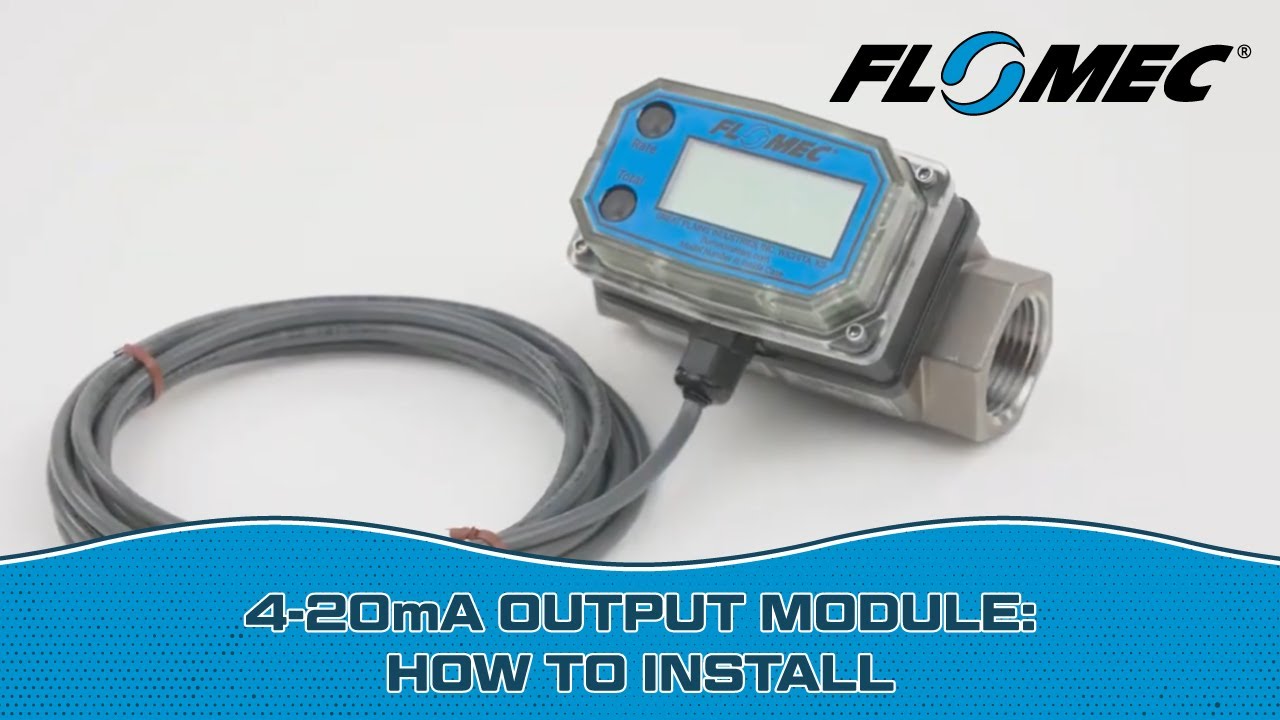 FLOMEC® 4-20mA Output Module: How to Install