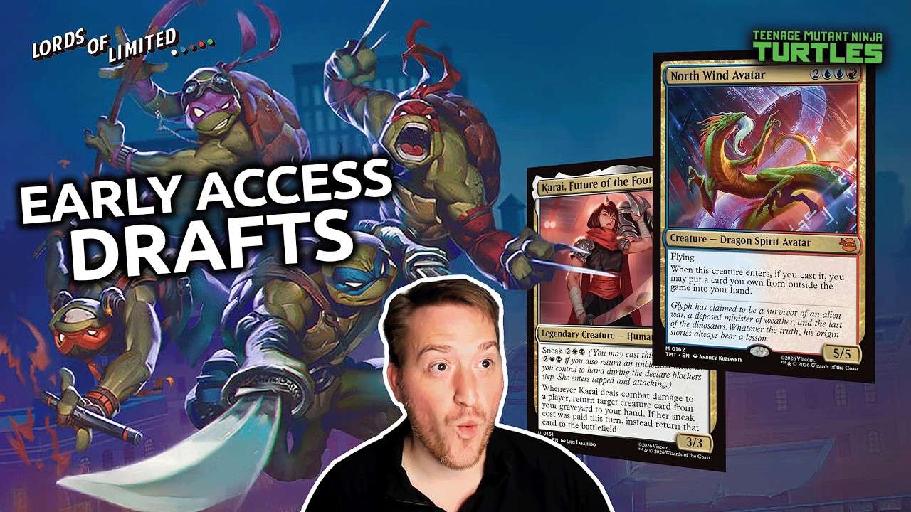TMT Early Access Draft Double Feature! | Teenage Mutant Ninja Turtles | Magic: The Gathering
