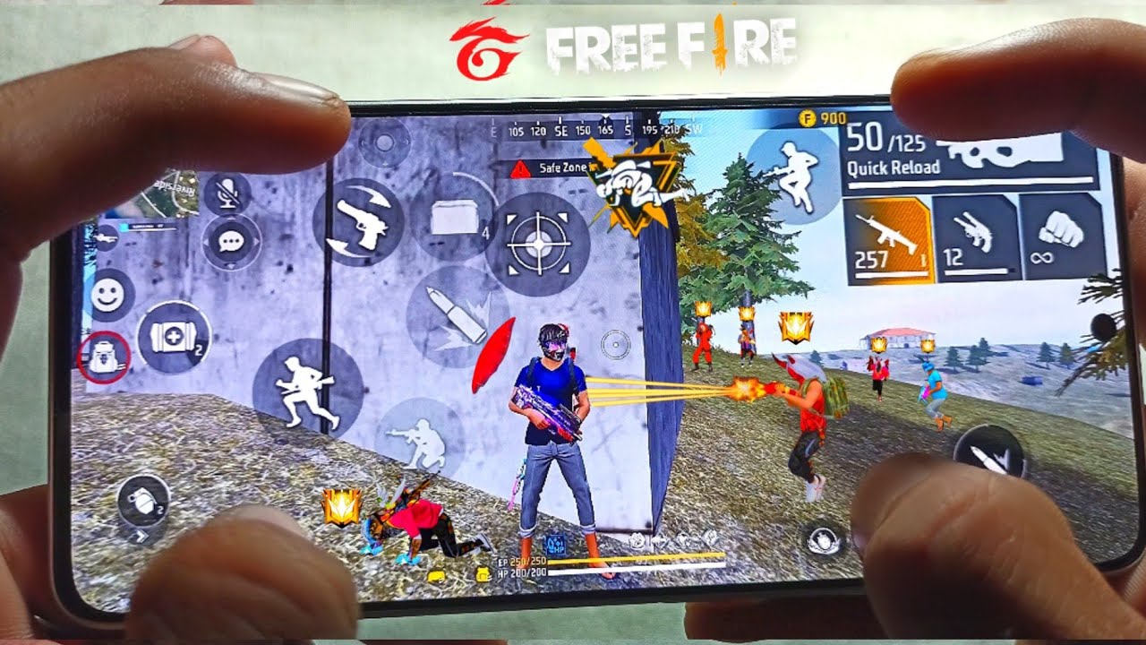 HANDCAM⚡SOLO VS SQUAD POCO X6 PRO FREE FIRE GAMEPLAY