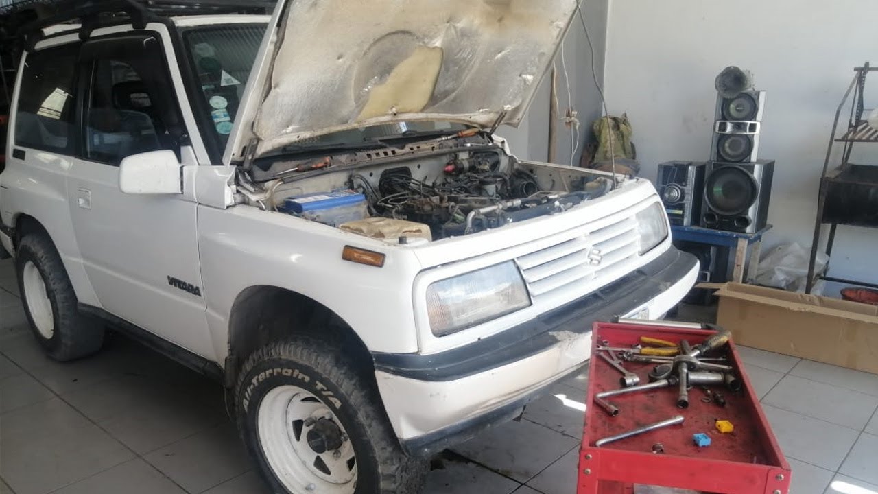 Reparación de caja de dirección Suzuki vitara y cambio de bomba de gasolina