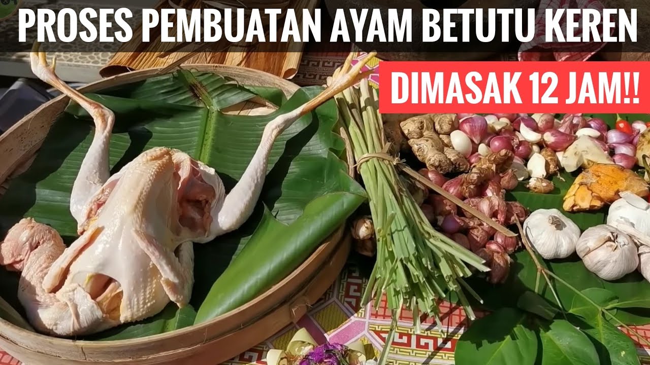 PROSES MEMASAK AYAM 12 JAM DALAM SEKAM PADI