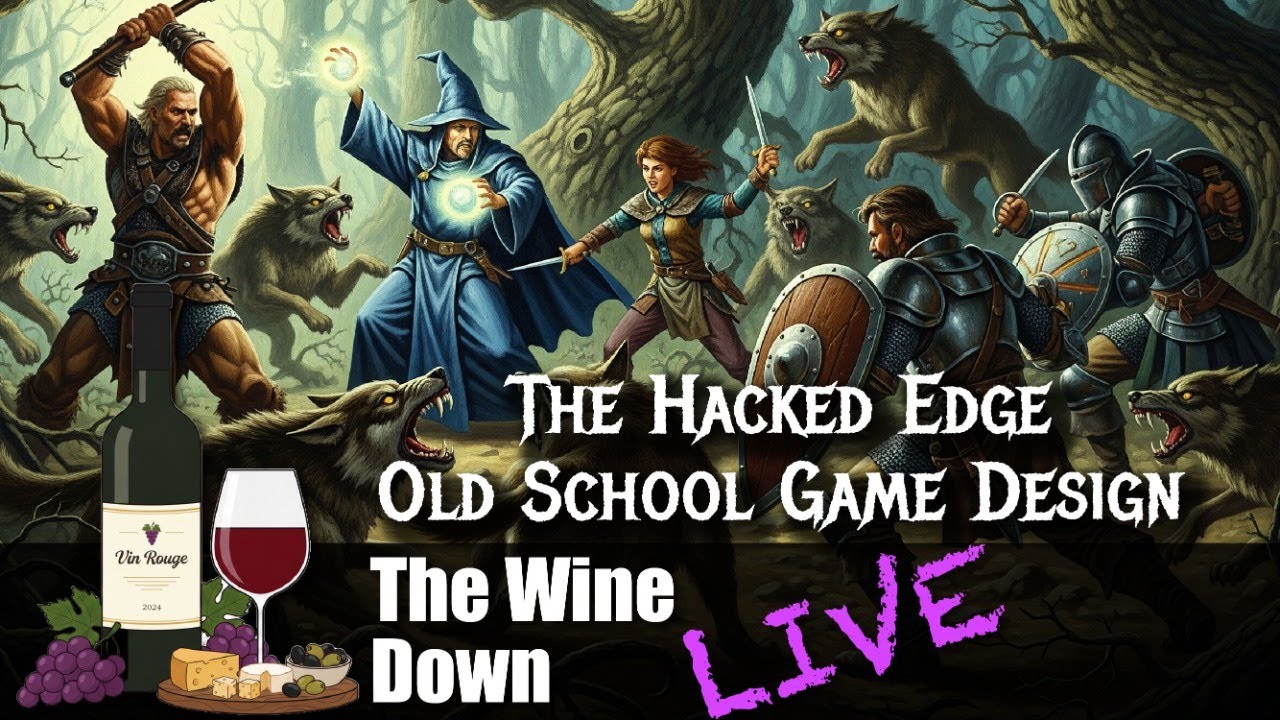 Old School Game Design: The Hacked Edge - Wine Down # 051 (15 February 2026)
