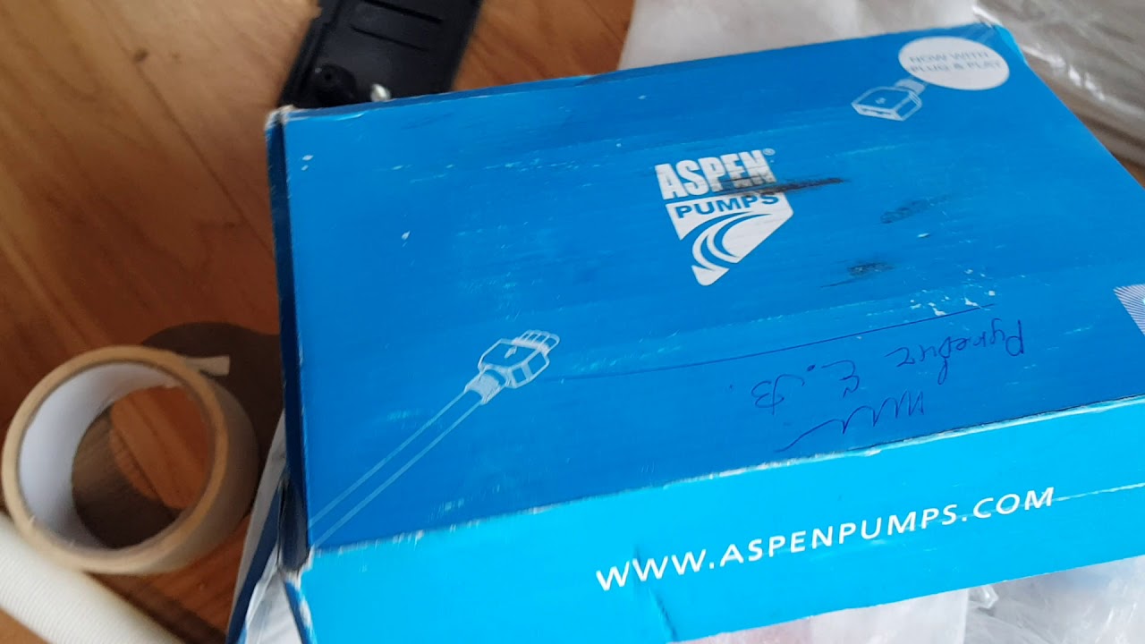 Установка помпы Aspen mini aqua