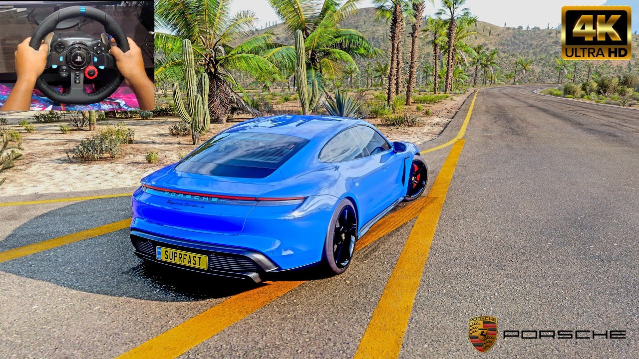 Porsche Taycan (1019 HP) | Forza Horizon 5 | Logitech G29 Gameplay |