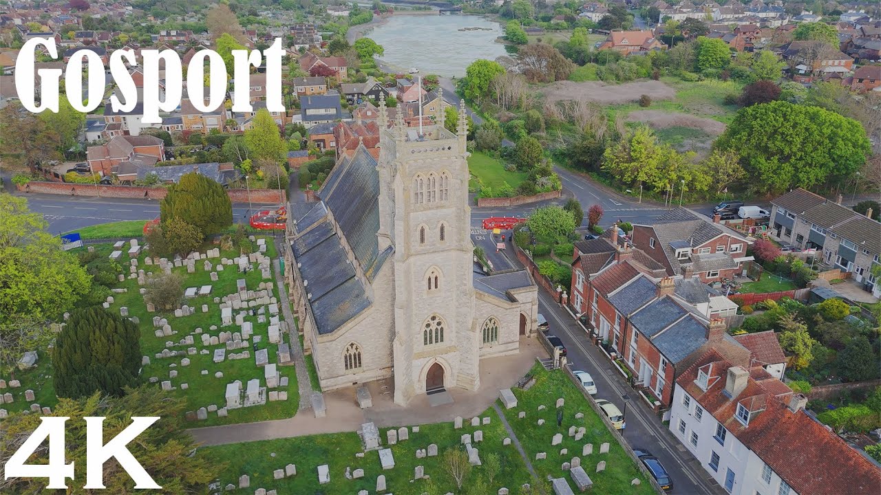 Gosport from Above | Stunning Drone Views of the English Coast
