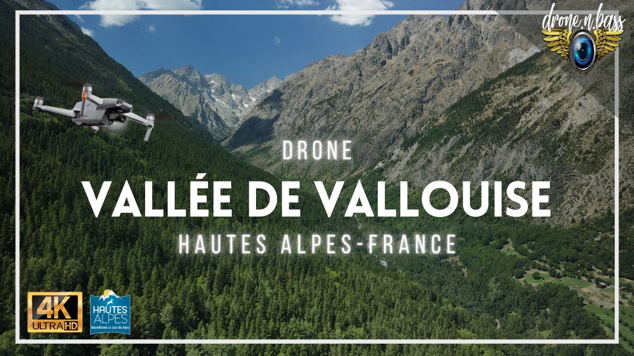 Vallée de la Vallouise vue du ciel 🇨🇵05 |drone 4K| Alpes
