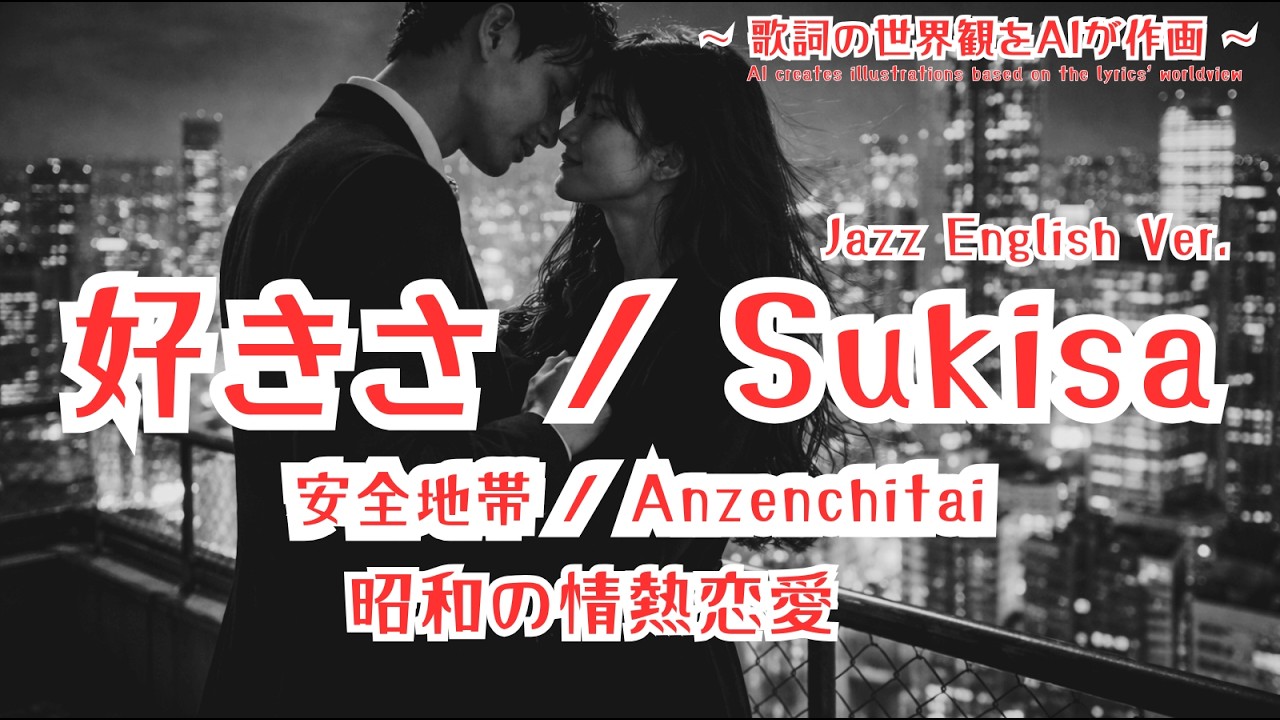 好きさ, Sukisa /安全地帯, Anzenchitai【ai jazz vocal Japanese cover】 昭和時代の情熱恋愛