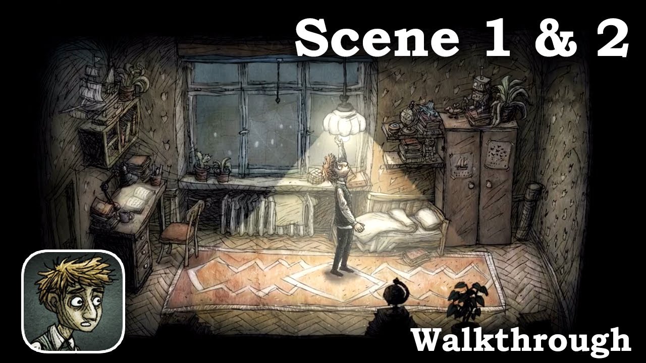 Creaks Gameplay Walkthrough - Scene 1 & Scene 2