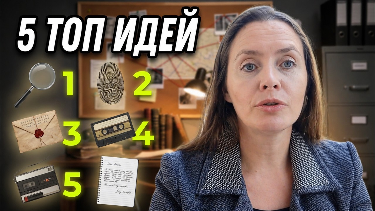 ТОП - 5 заданий для детективного КВЕСТа