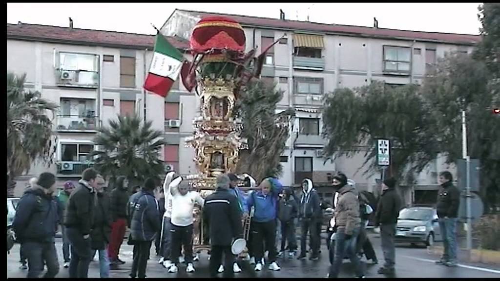 Candelora Cereo Villaggio S.Agata - Prima uscita ufficiale - S.Agata 2013 - Parte 1/6