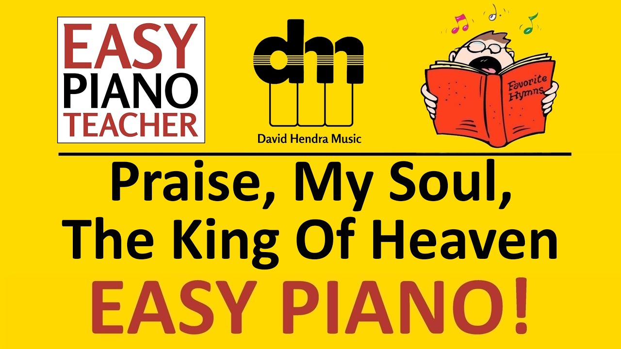 Praise My Soul The King Of Heaven piano tutorial: EASY keyboard song (hymn) & note names #EPT 🎹