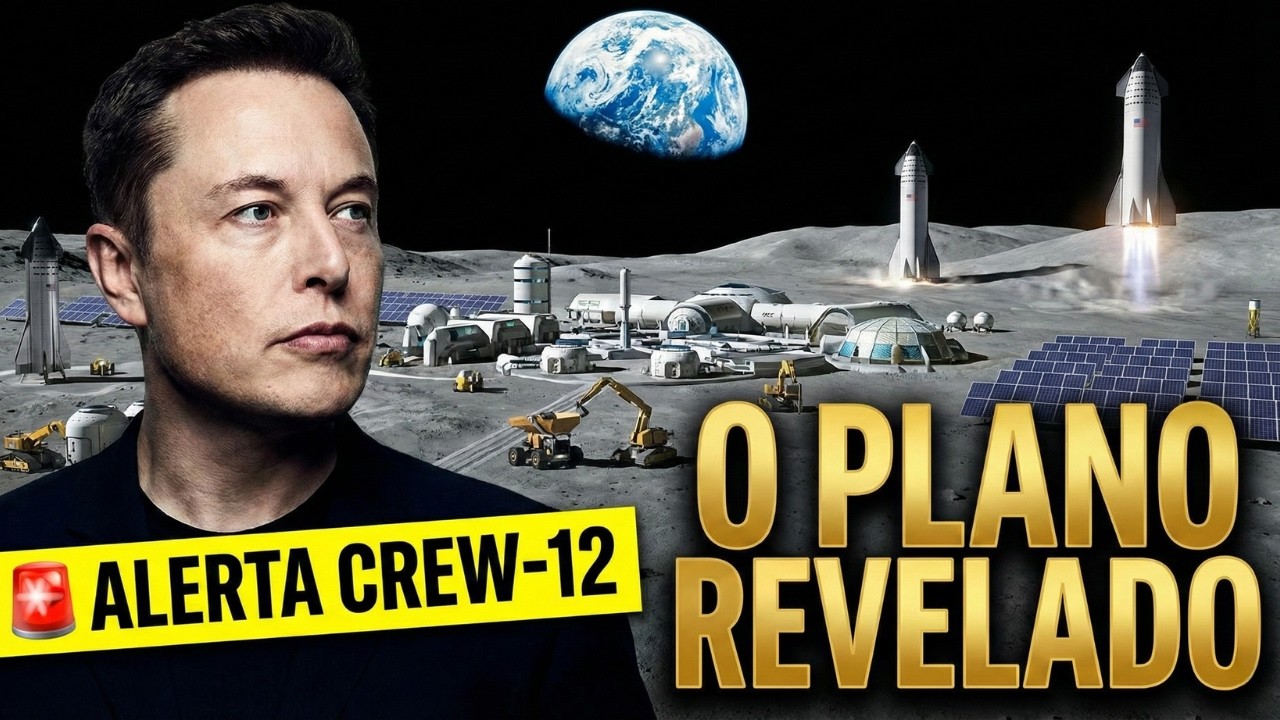 A CIDADE LUNAR COMEÇOU! (E o problema grave da Crew-12)