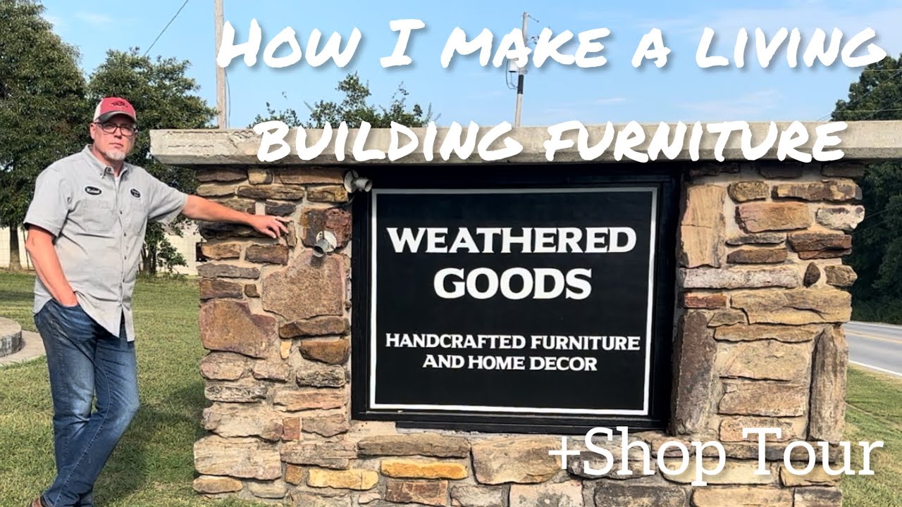 How I make a living building furniture + Shop Tour