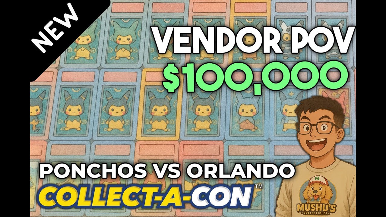 PIKACHU PONCHOS Are Going To The MOON!!! | Orlando Collect-a-Con Vendor POV